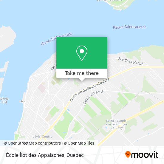 École Îlot des Appalaches map