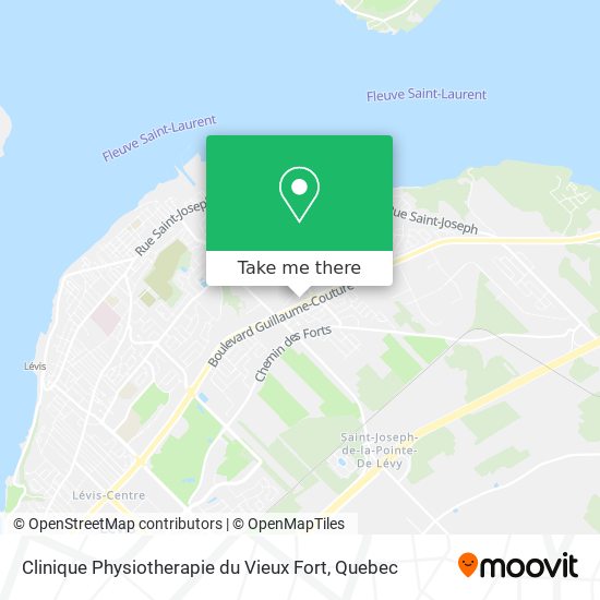 Clinique Physiotherapie du Vieux Fort map