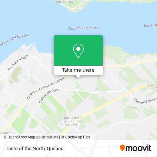 Taste of the North map