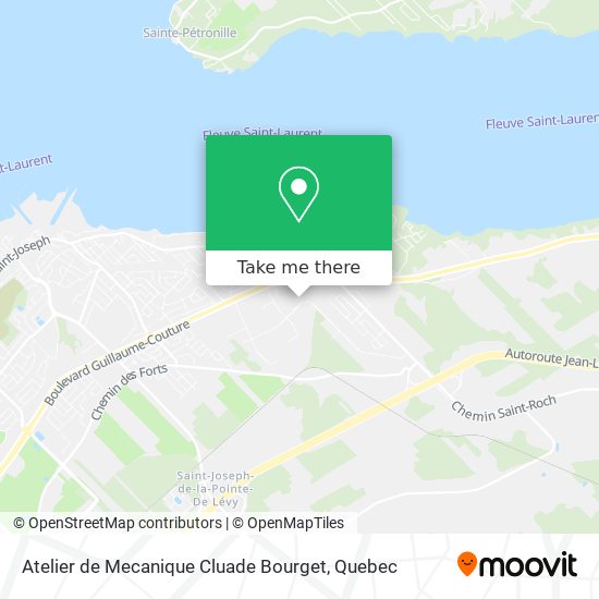 Atelier de Mecanique Cluade Bourget map