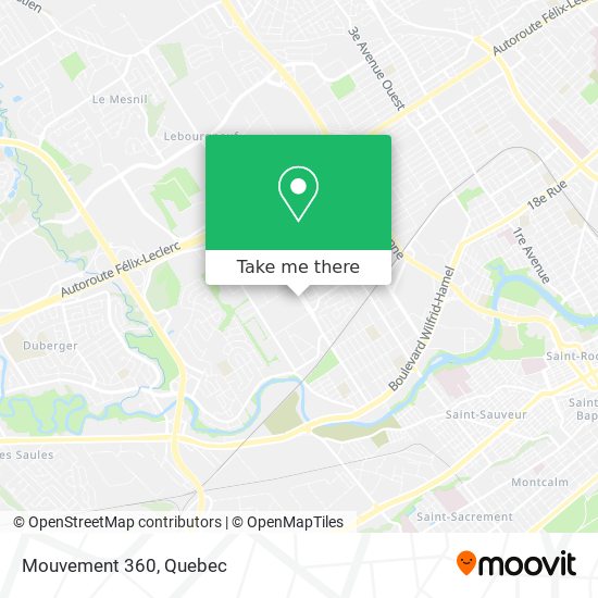 Mouvement 360 map