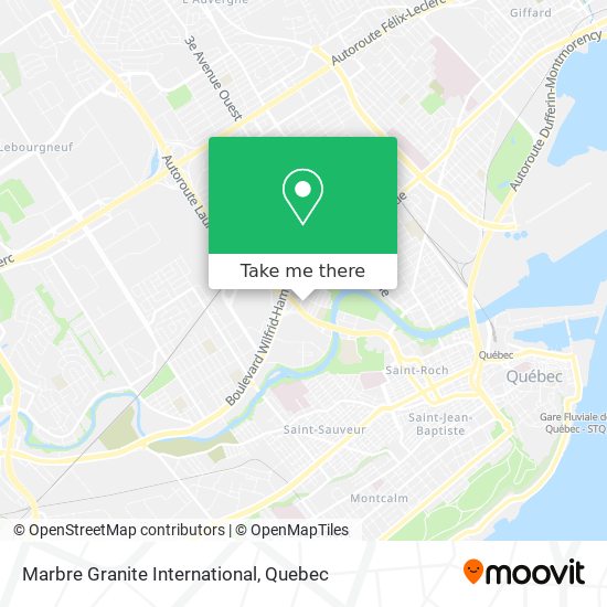 Marbre Granite International map