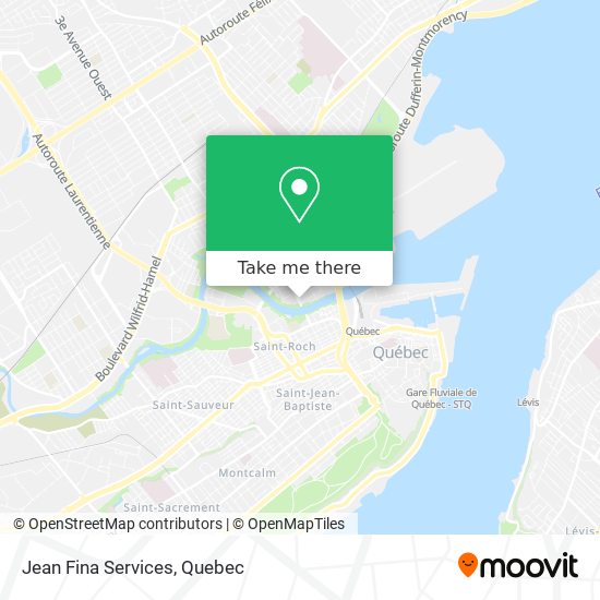 Jean Fina Services map