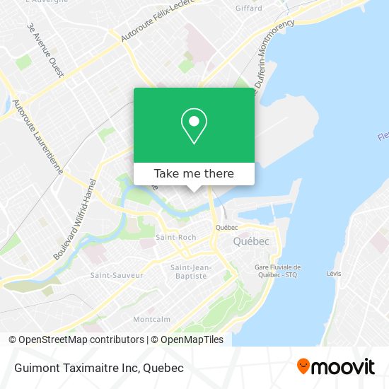 Guimont Taximaitre Inc map