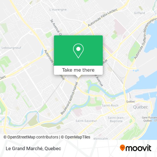 Le Grand Marché map