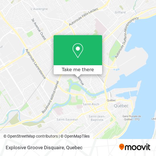 Explosive Groove Disquaire map