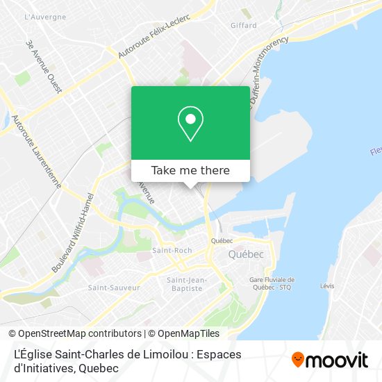 L'Église Saint-Charles de Limoilou : Espaces d'Initiatives map