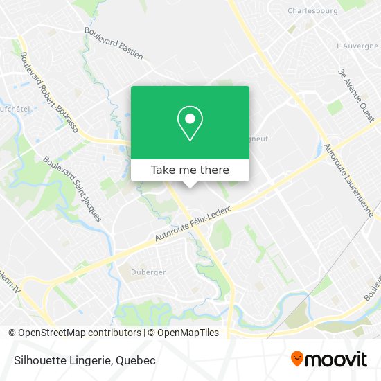 Silhouette Lingerie map