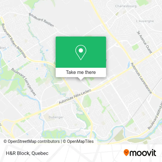 H&R Block map