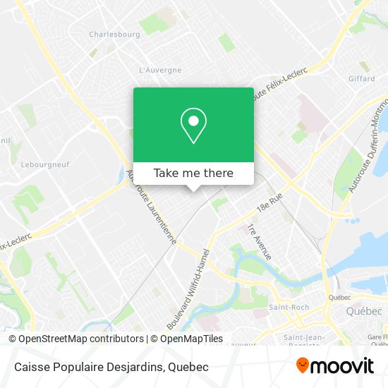 Caisse Populaire Desjardins map