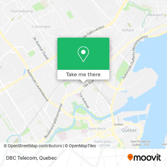 DBC Telecom map