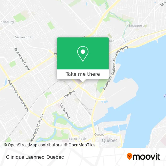 Clinique Laennec map