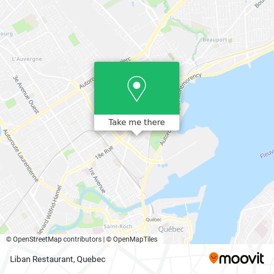 Liban Restaurant map