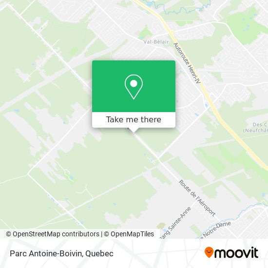 Parc Antoine-Boivin map