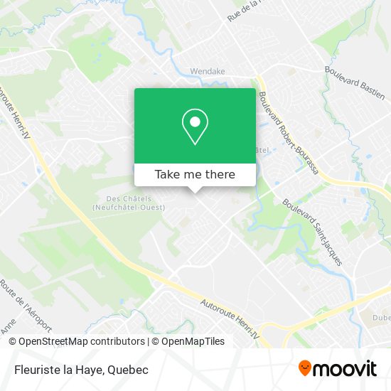 Fleuriste la Haye map