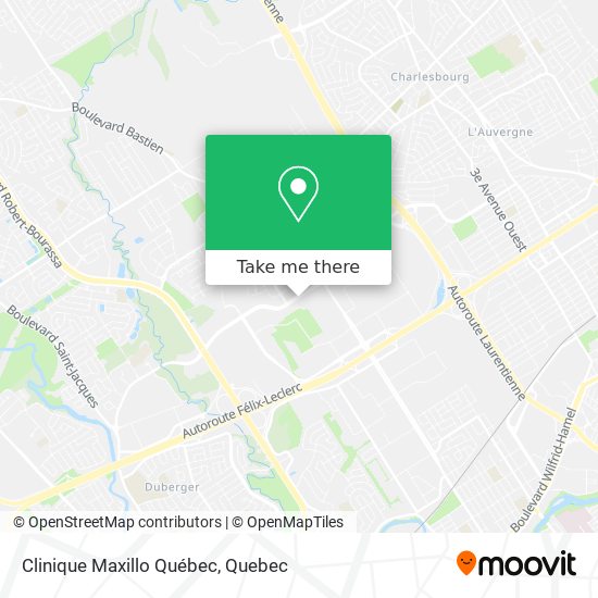 Clinique Maxillo Québec map