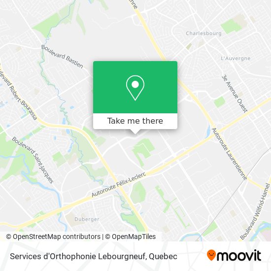 Services d'Orthophonie Lebourgneuf map