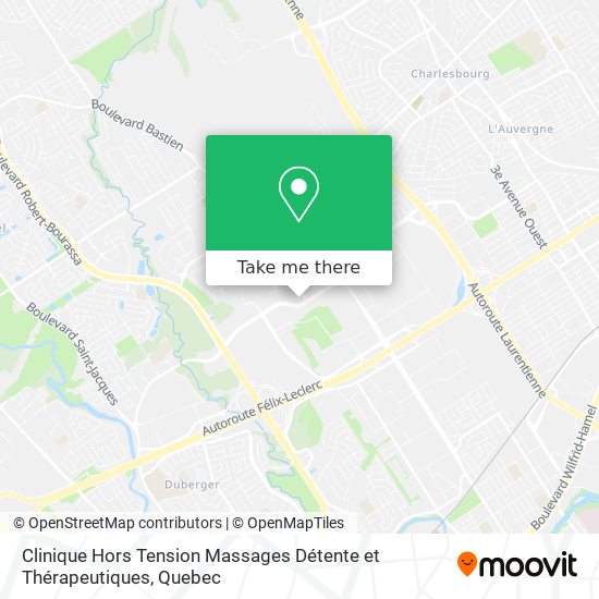 Clinique Hors Tension Massages Détente et Thérapeutiques map