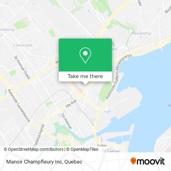 Manoir Champfleury Inc map