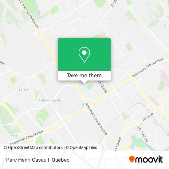 Parc Henri-Casault map