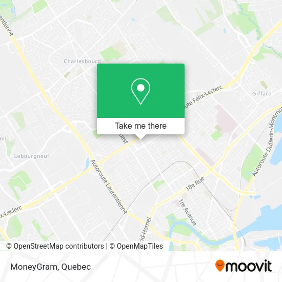 MoneyGram map