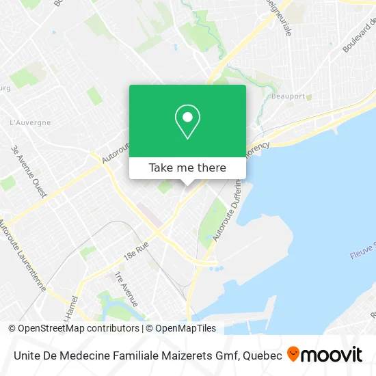 Unite De Medecine Familiale Maizerets Gmf map