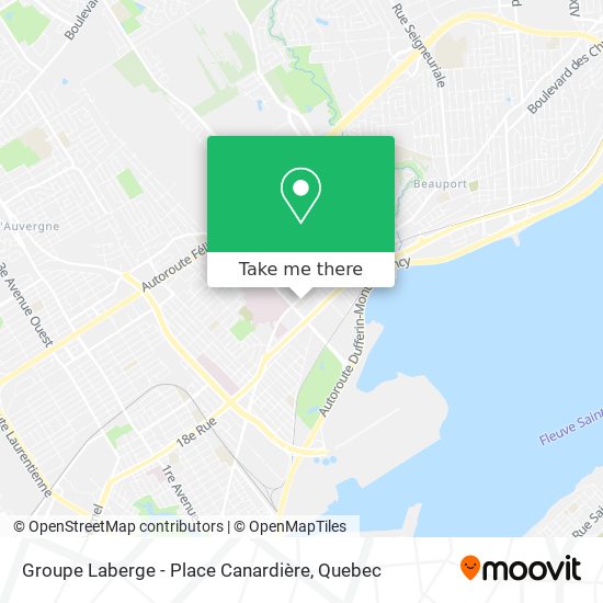 Groupe Laberge - Place Canardière map