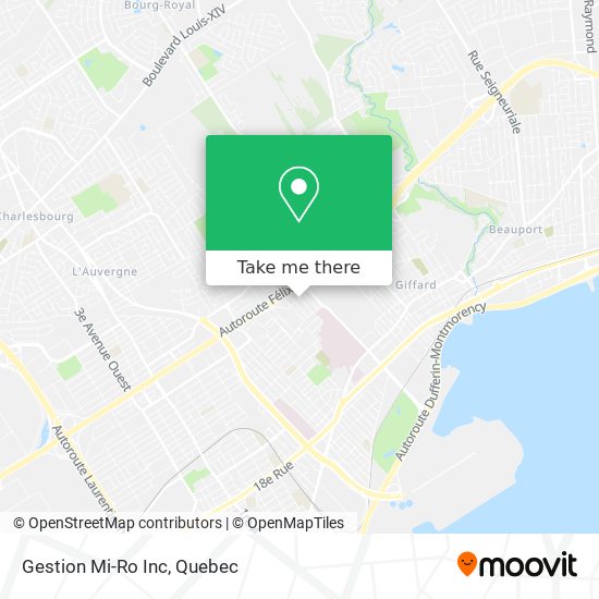 Gestion Mi-Ro Inc map