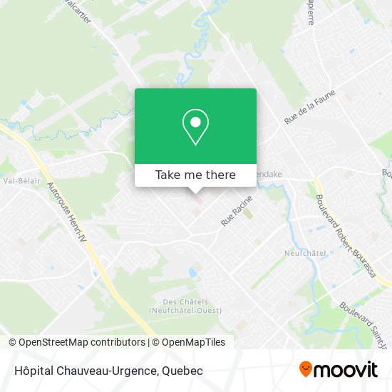Hôpital Chauveau-Urgence map
