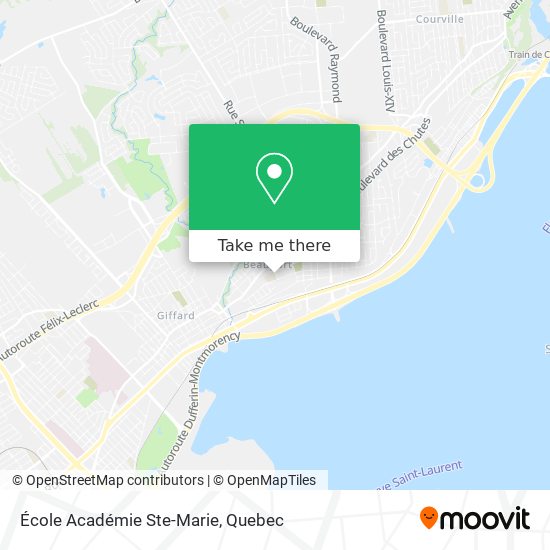 École Académie Ste-Marie map