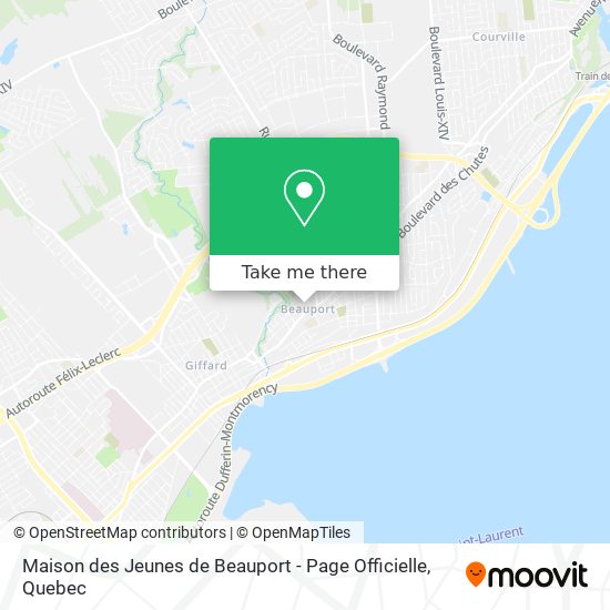 Maison des Jeunes de Beauport - Page Officielle map