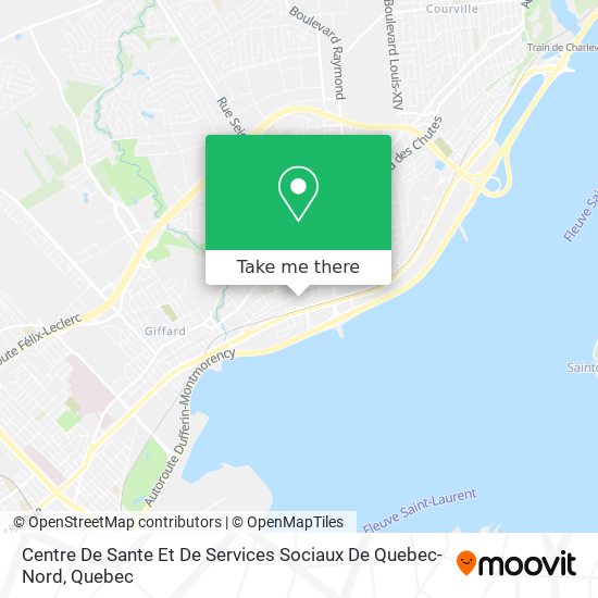 Centre De Sante Et De Services Sociaux De Quebec-Nord map