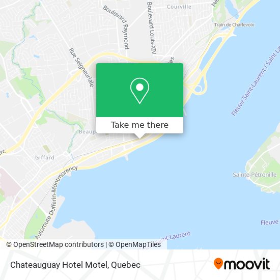 Chateauguay Hotel Motel map