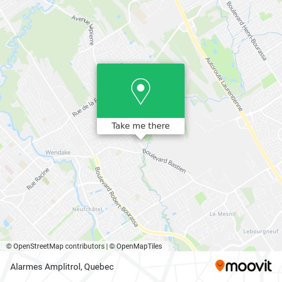 Alarmes Amplitrol map