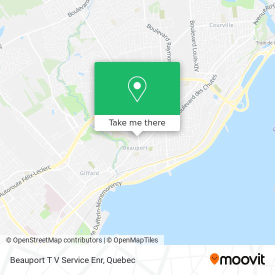 Beauport T V Service Enr map