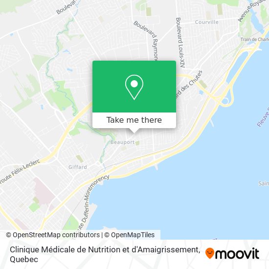 Clinique Médicale de Nutrition et d'Amaigrissement map