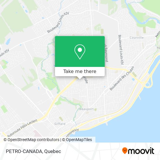 PETRO-CANADA map