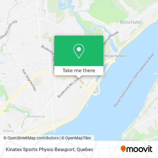 Kinatex Sports Physio Beauport map