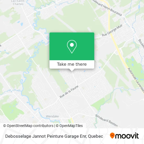 Debosselage Jannot Peinture Garage Enr map