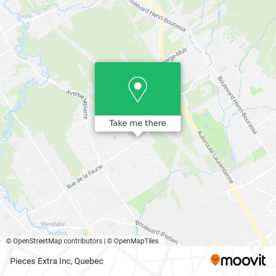 Pieces Extra Inc map