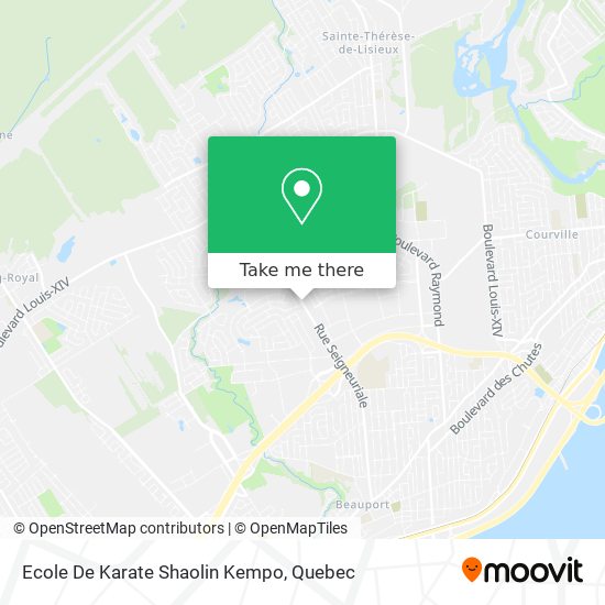 Ecole De Karate Shaolin Kempo map