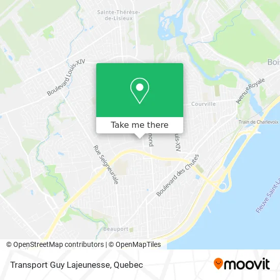 Transport Guy Lajeunesse map