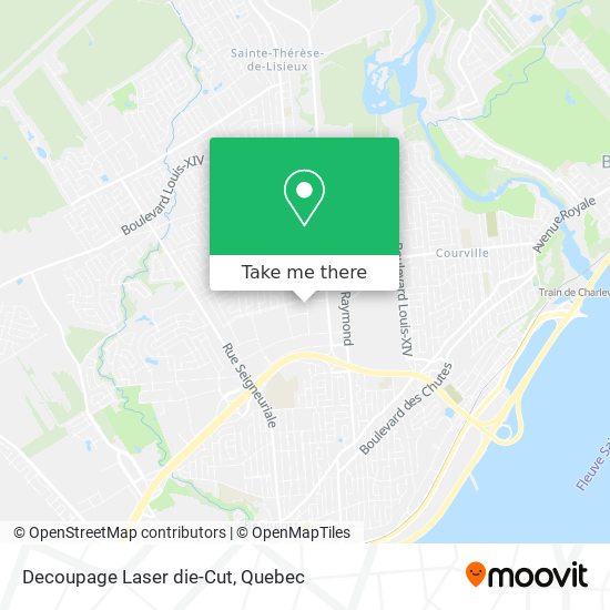 Decoupage Laser die-Cut map