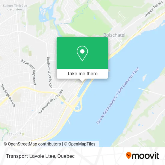 Transport Lavoie Ltee map
