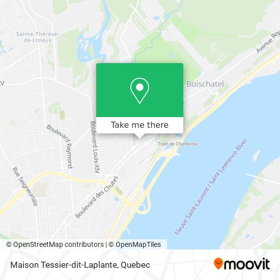 Maison Tessier-dit-Laplante map