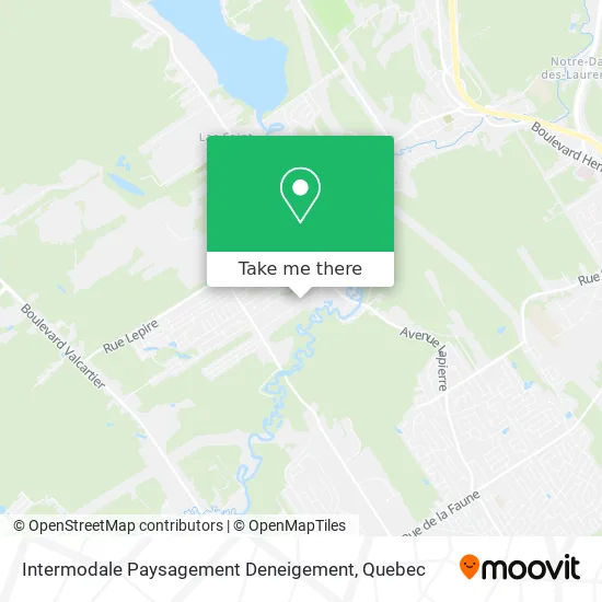 Intermodale Paysagement Deneigement map