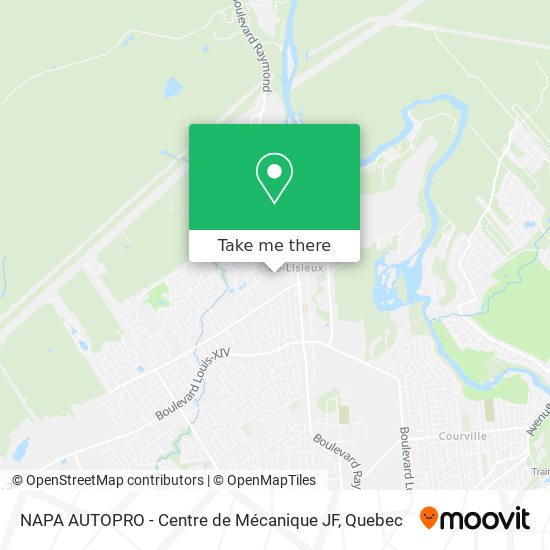 NAPA AUTOPRO - Centre de Mécanique JF map