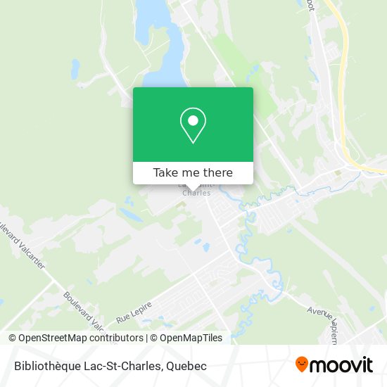 Bibliothèque Lac-St-Charles map