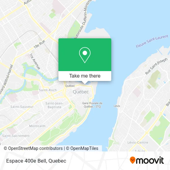 Espace 400e Bell map