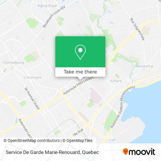 Service De Garde Marie-Renouard map